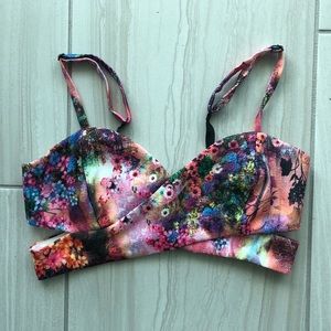 Floral Bralette / Crop top